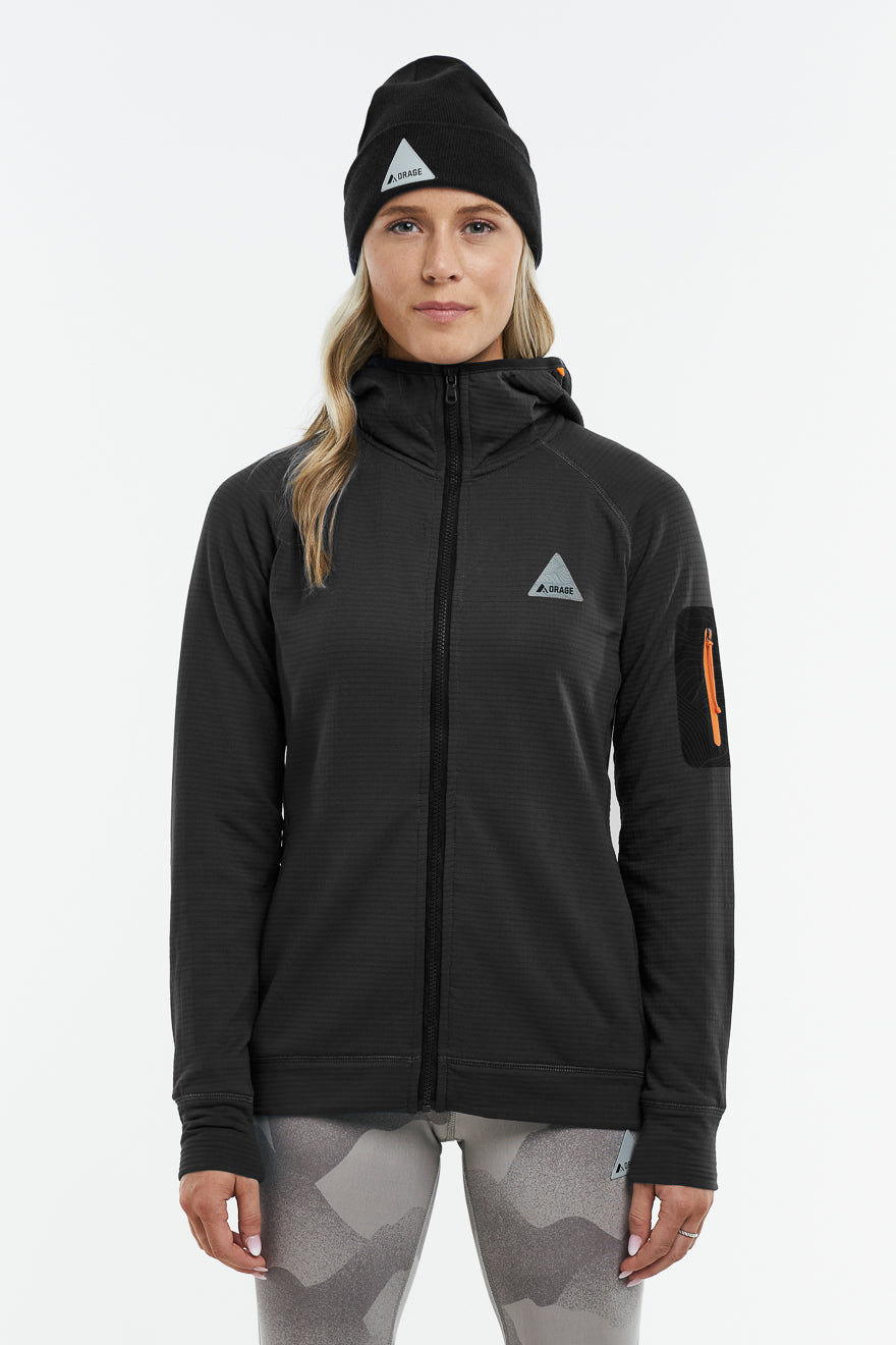 Teslin Grid Layer pour femme - Noir