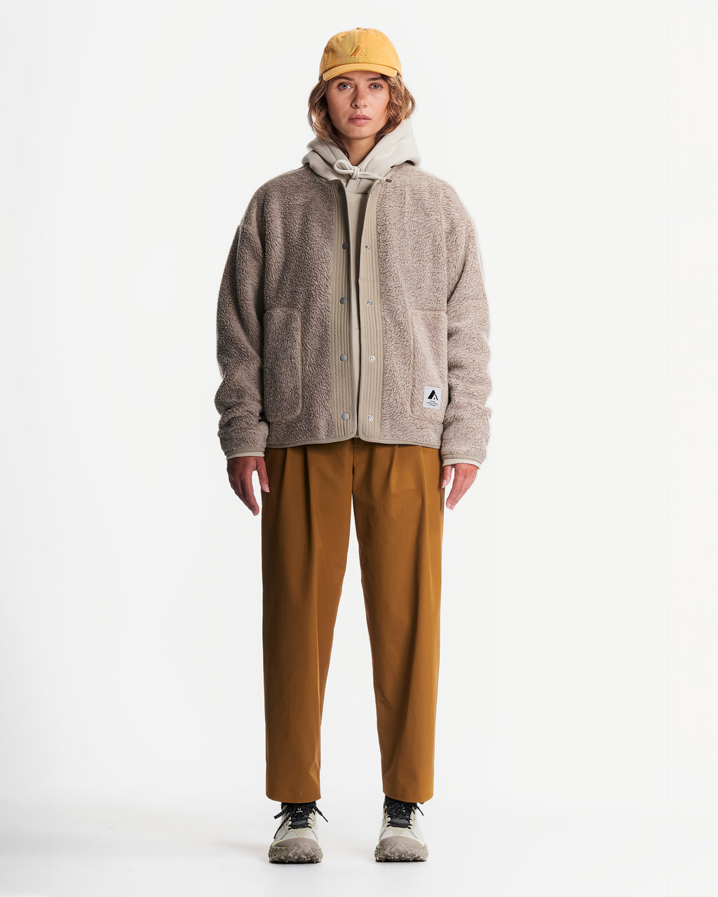 Cardigan Grizzly en polaire sherpa pour femmes