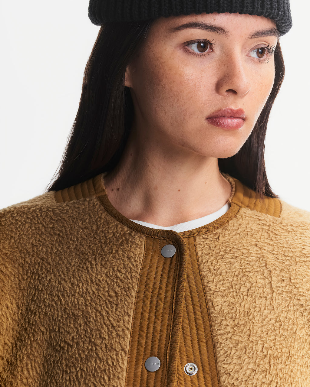 Cardigan Grizzly en polaire sherpa pour femmes