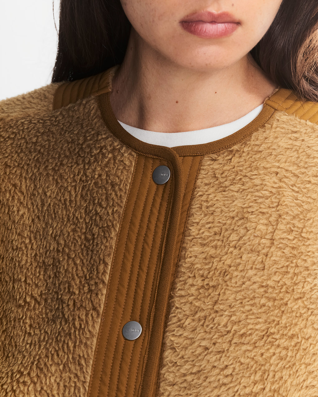 Cardigan Grizzly en polaire sherpa pour femmes