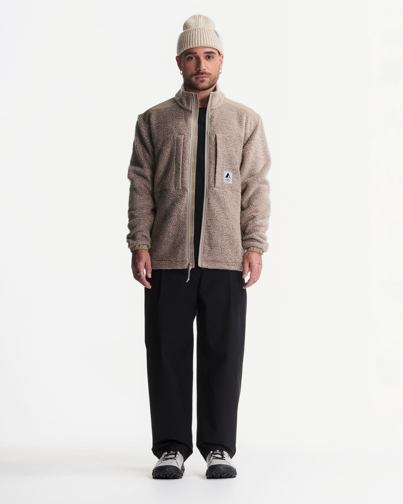 Veste unisexe Grizzly en polaire sherpa