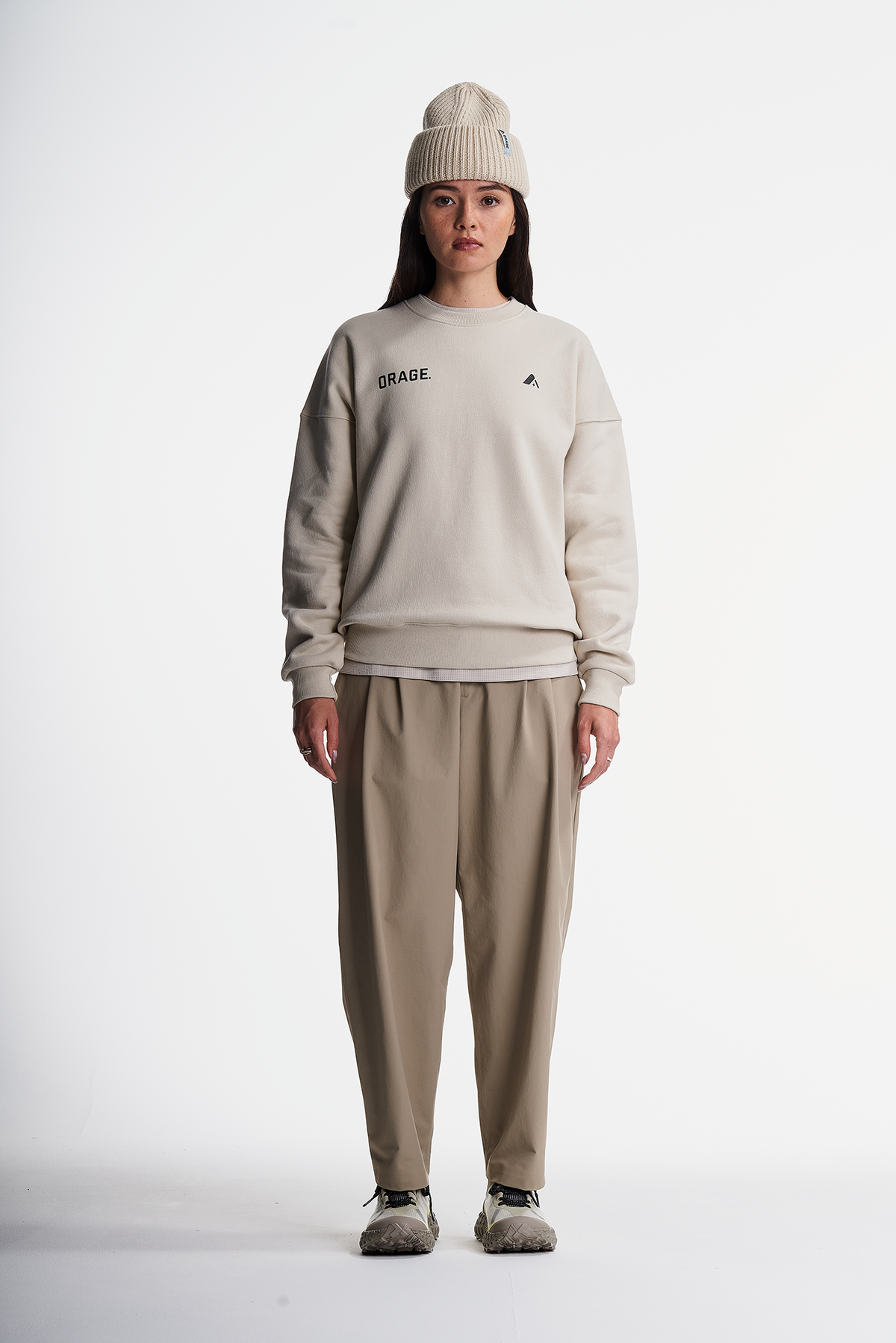 ALPINE CREW NECK ALL GENDER-Dark birch