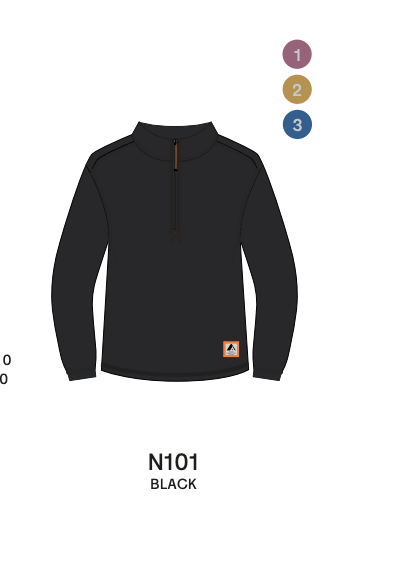 PATHFINDER HALF ZIP MEN’S-Black